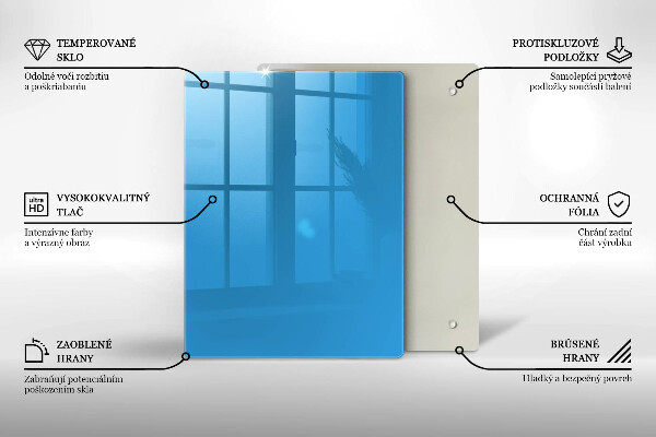 Placă protecție plita Culoarea albastra