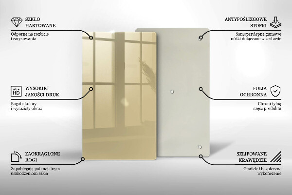 Placă protecție plita Culoare bej