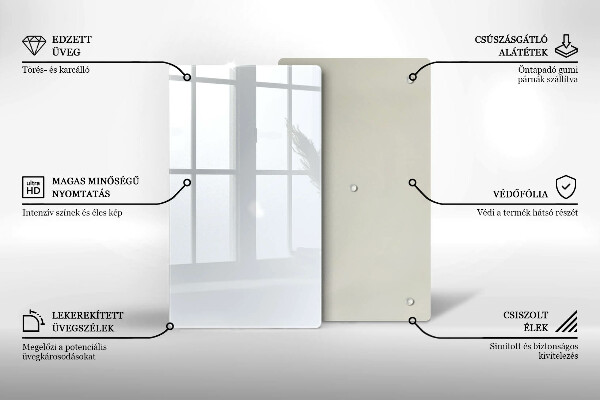 Placă protecție plita Culoare alba