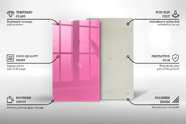 Placă protecție plita Culoarea roz