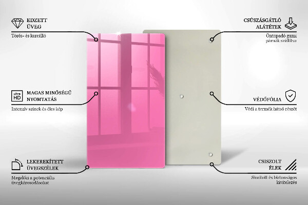 Placă protecție plita Culoarea roz