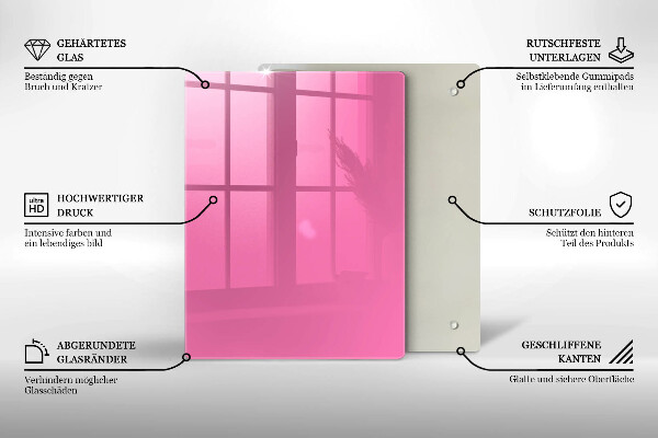 Placă protecție plita Culoarea roz