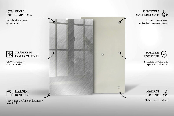 Placă din sticla protectie perete Fundal cu textură metalică