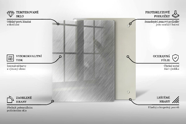 Placă din sticla protectie perete Fundal cu textură metalică