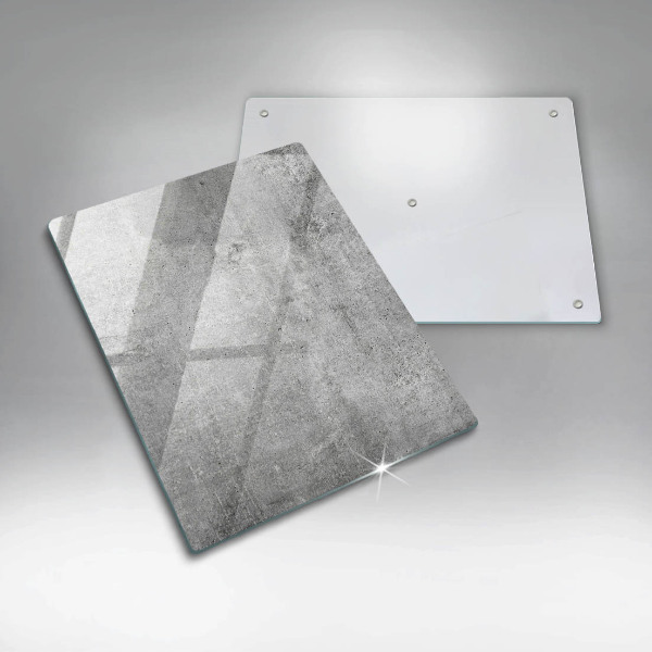 Placă din sticla protectie perete Textura de beton