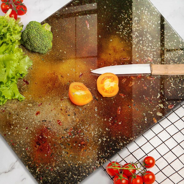 Placă protecție plita Condimente colorate