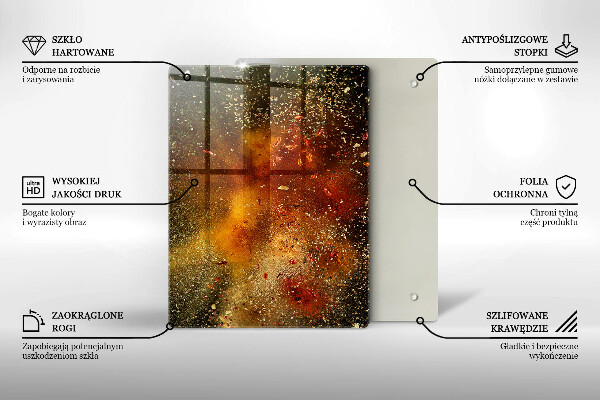 Placă protecție plita Condimente colorate