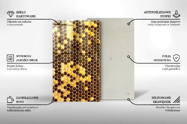 Placă protecție plita Fagure de miere