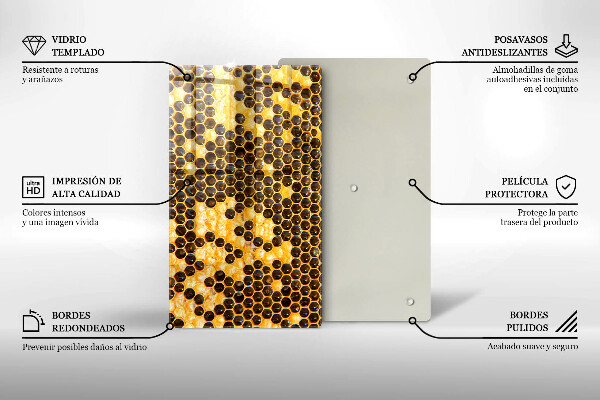 Placă protecție plita Fagure de miere