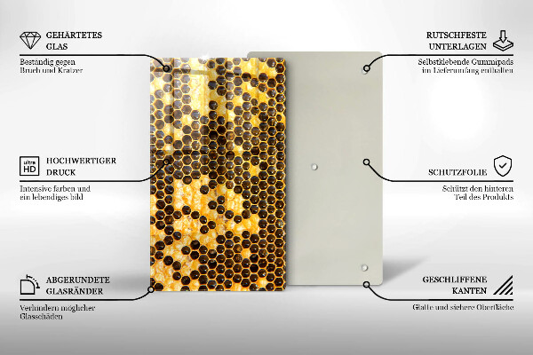 Placă protecție plita Fagure de miere