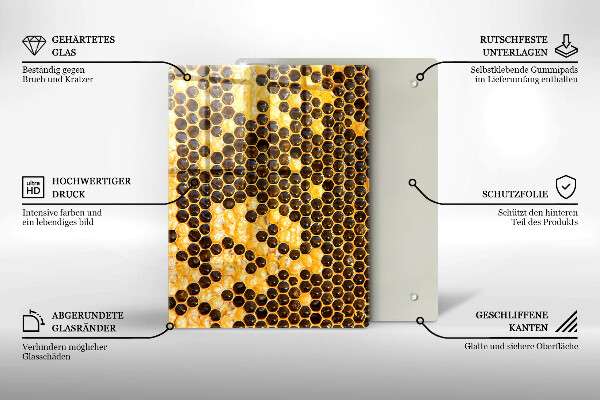 Placă protecție plita Fagure de miere