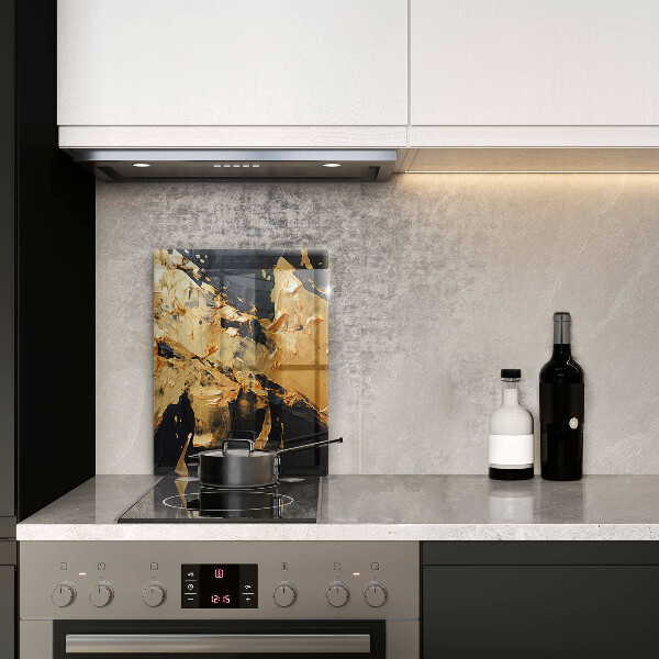 Placă protecție plita Textura eleganta de vopsea