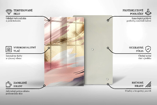 Placă protecție plita Pete pastelate