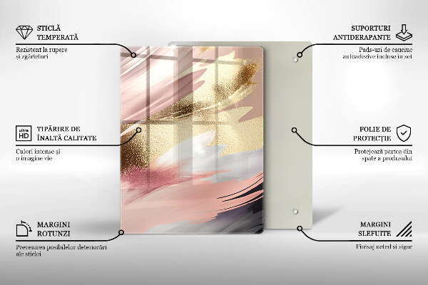 Placă protecție plita Pete pastelate