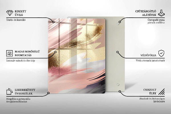 Placă protecție plita Pete pastelate