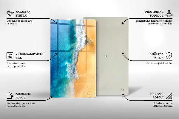 Placă protecție plita Plaja si mare