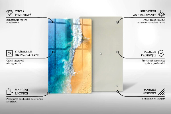 Placă protecție plita Plaja si mare