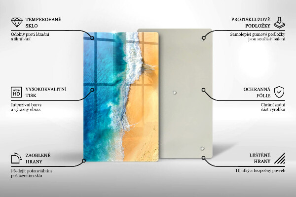 Placă protecție plita Plaja si mare