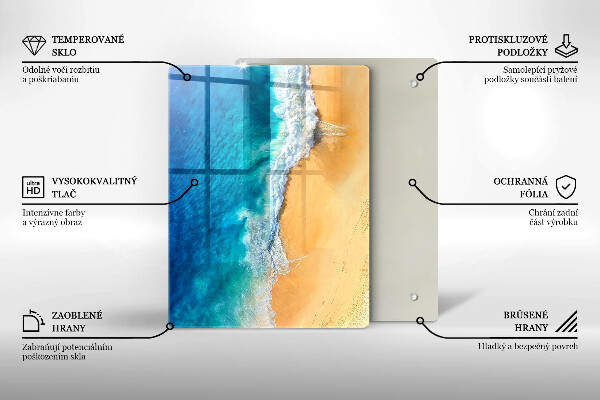 Placă protecție plita Plaja si mare