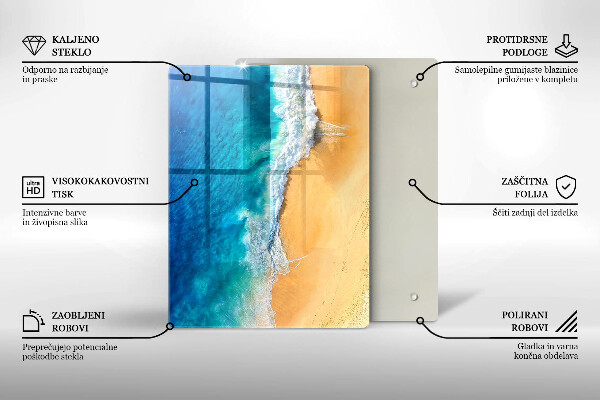 Placă protecție plita Plaja si mare