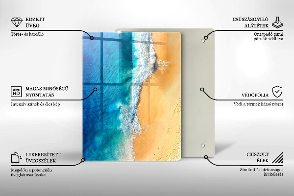 Placă protecție plita Plaja si mare