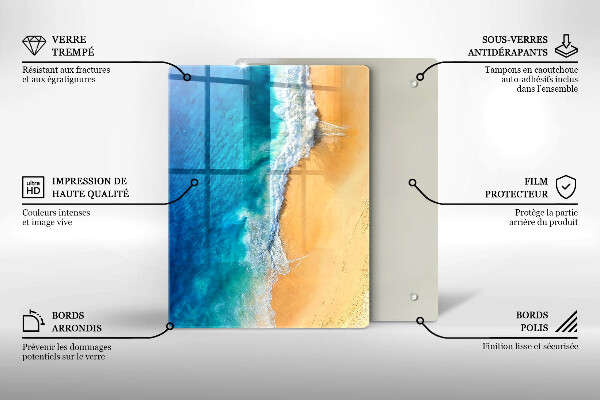Placă protecție plita Plaja si mare