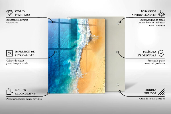 Placă protecție plita Plaja si mare