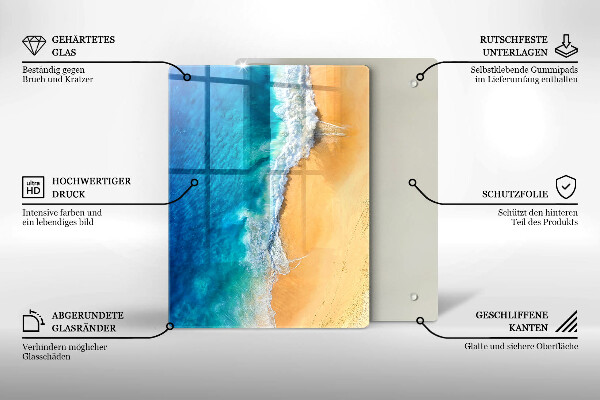 Placă protecție plita Plaja si mare