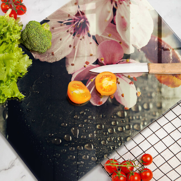 Placă protecție plita Flori pietre zen