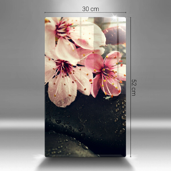 Placă protecție plita Flori pietre zen