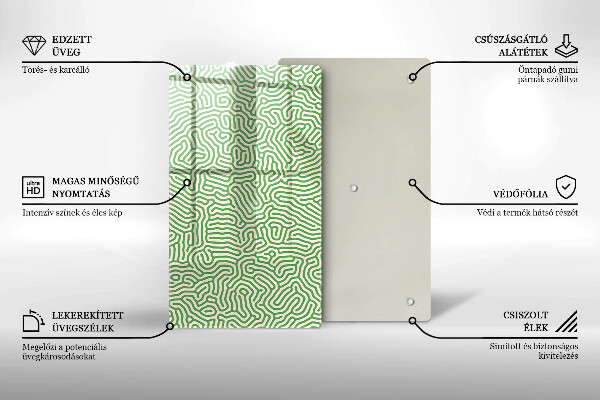 Placă din sticla protectie perete Linii abstracte