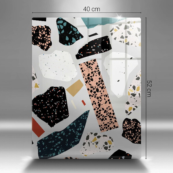 Placă din sticla protectie perete Gresie