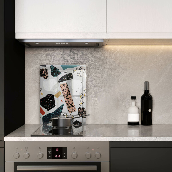 Placă din sticla protectie perete Gresie