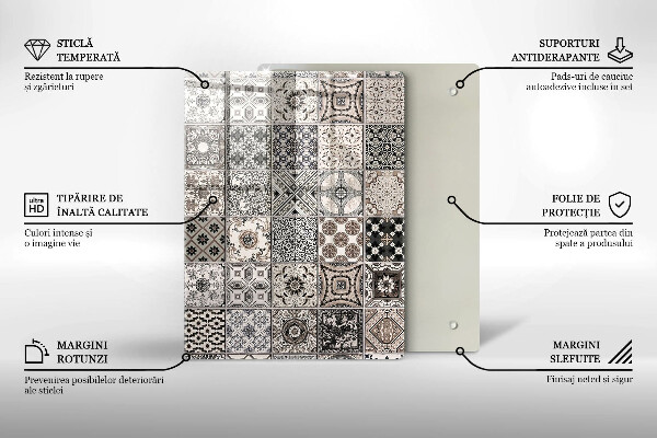 Placă din sticla protectie perete Placi decorative