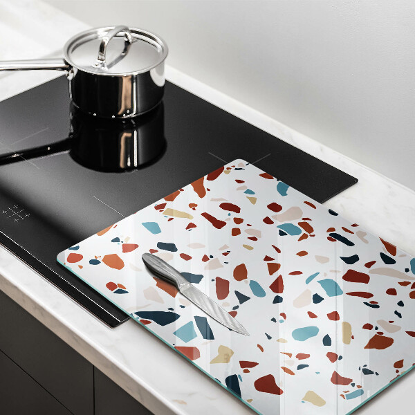 Placă din sticla protectie perete Piatra decorativa