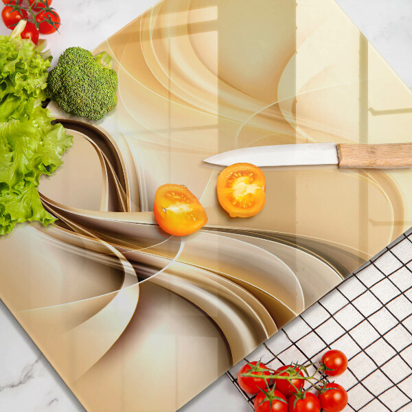 Placă din sticla protectie perete Abstracția fumului