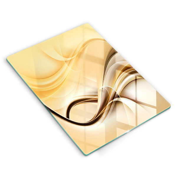 Placă din sticla protectie perete Abstracția fumului