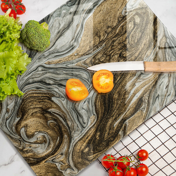 Placă din sticla protectie perete Abstracție bogată