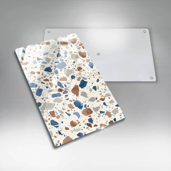 Placă din sticla protectie perete Gresie decorativa