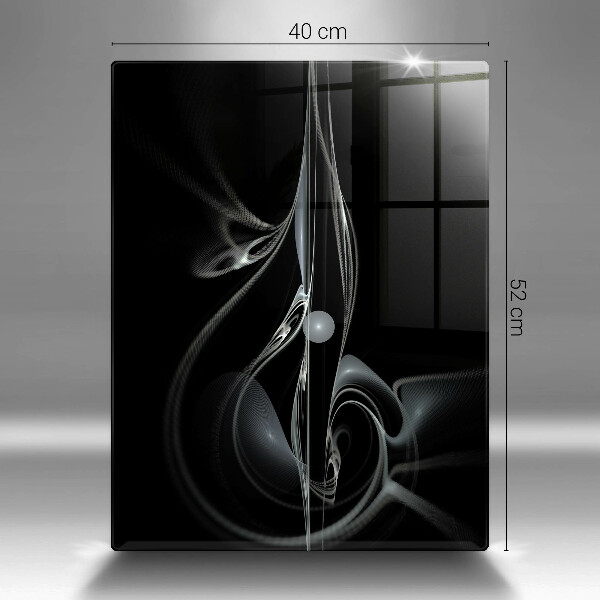 Placă din sticla protectie perete Abstracția modernă