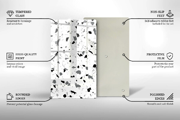 Placă protecție plita Gresie decorativa