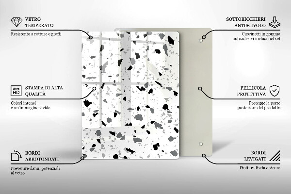 Placă protecție plita Gresie decorativa