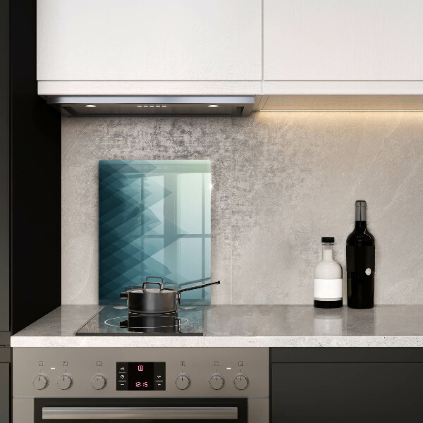 Placă din sticla protectie perete Munți abstracti