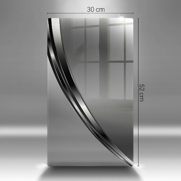 Placă din sticla protectie perete Abstracția metalului