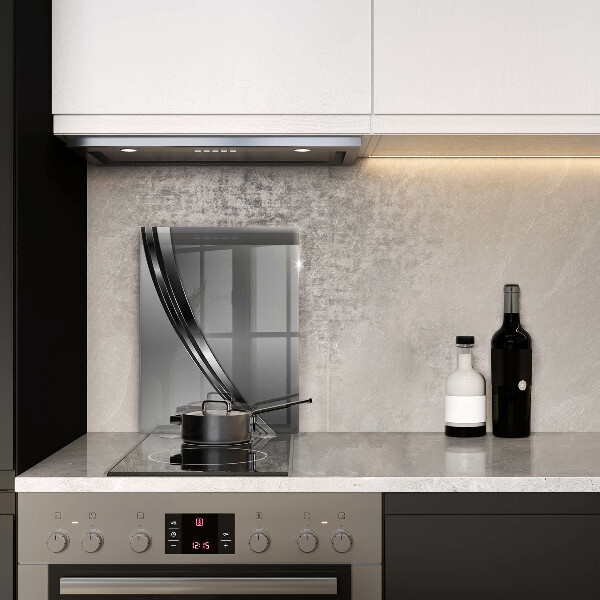 Placă din sticla protectie perete Abstracția metalului