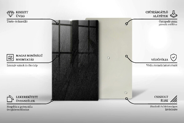 Placă din sticla protectie perete Textura stâncii