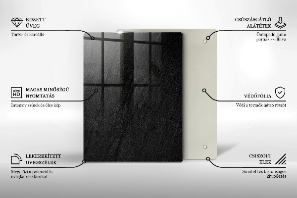 Placă din sticla protectie perete Textura stâncii