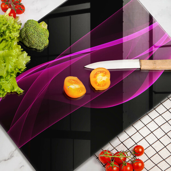 Placă din sticla protectie perete Abstracție roz