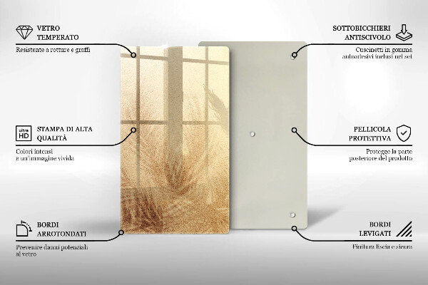 Placă din sticla protectie perete Vacanță pe plajă cu nisip