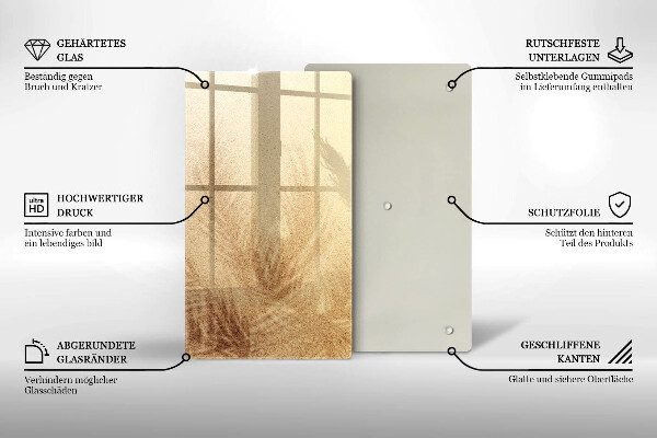 Placă din sticla protectie perete Vacanță pe plajă cu nisip